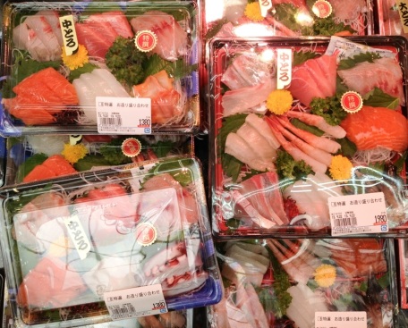 Fresh sashimi all you can eat